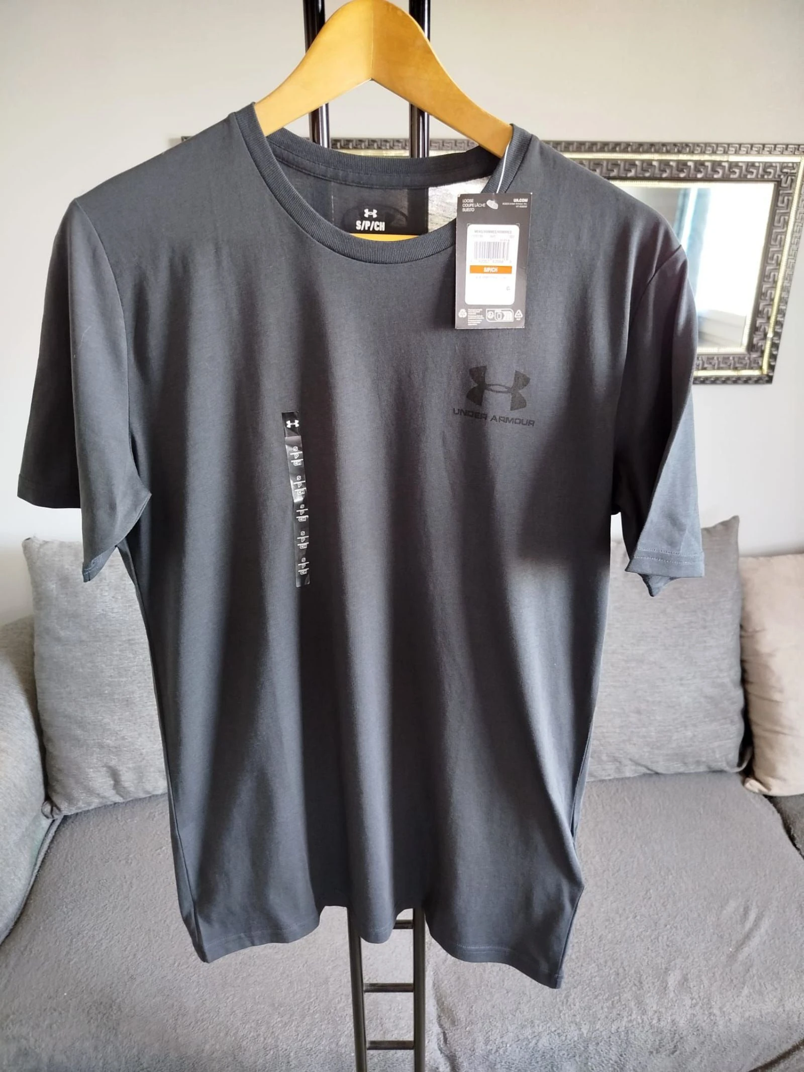 Under Armour black logo t-shirt S – photo 2